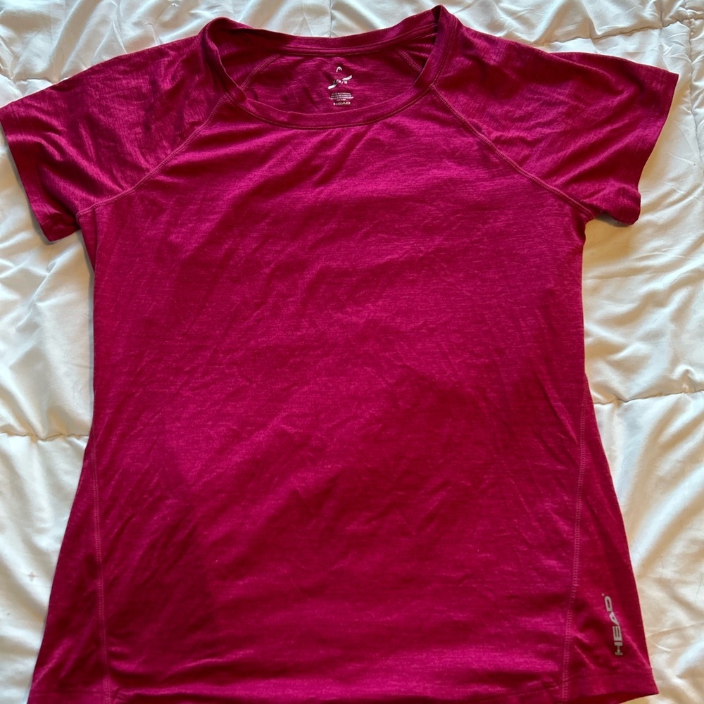 HEAD Women's Raspberry Short Sleeve Athletic Tee